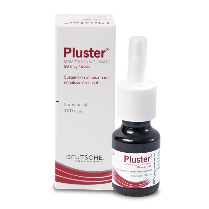 Pluster Inhalador Nasal 50 mg /100 ml 120 dosis – Farmacia Santa